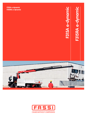 Хидравлични товарни кранове Fassi F 315 RA 2.28 e-dynamic