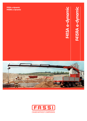 Хидравлични товарни кранове Fassi F 415 RA 2.24 e-dynamic