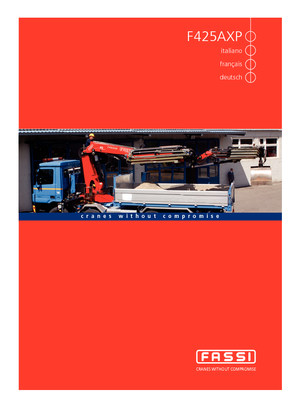 Хидравлични товарни кранове Fassi F 425 ACXP 26