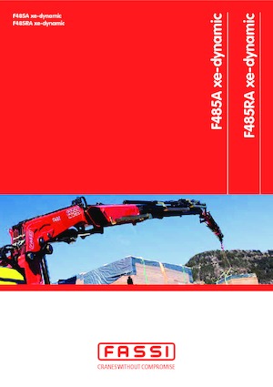 Хидравлични товарни кранове Fassi F 485 RA 2.25 xe-dynamic