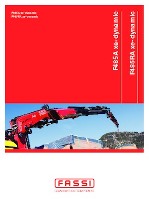 Хидравлични товарни кранове Fassi F 485 RAC 2.24 xe-dynamic