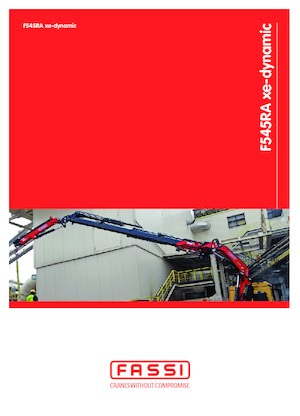 Хидравлични товарни кранове Fassi F 545 RA 2.25 xe-dynamic
