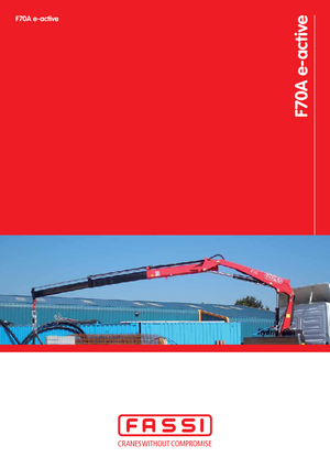 Хидравлични товарни кранове Fassi F 70 AC 0.23 e-active