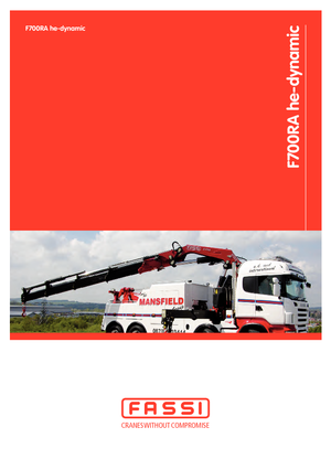 Хидравлични товарни кранове Fassi F 700 RA 2.27 he-dynamic