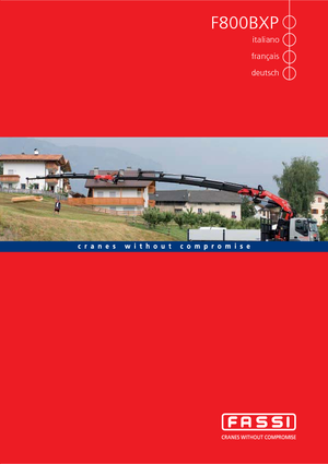 Хидравлични товарни кранове Fassi F 800 BXP 23