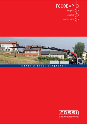 Хидравлични товарни кранове Fassi F 800 BXP 26