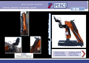 Хидравлични товарни кранове Pesci FS 74Z