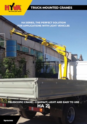 Хидравлични товарни кранове Hyva Crane HA 21 E2