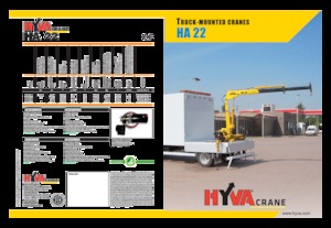 Хидравлични товарни кранове Hyva Crane HA 22