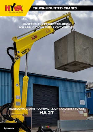 Хидравлични товарни кранове Hyva Crane HA 27 E3