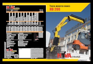 Хидравлични товарни кранове Hyva Crane HB 200