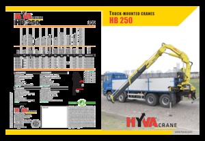 Хидравлични товарни кранове Hyva Crane HB 250 E1