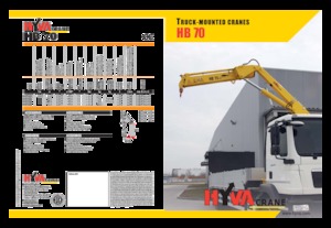Хидравлични товарни кранове Hyva Crane HB 70 E1