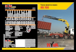 Хидравлични товарни кранове Hyva Crane HB 700 
