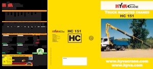 Хидравлични товарни кранове Hyva Crane HC 151X 