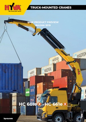 Хидравлични товарни кранове Hyva Crane HC 601e E6 