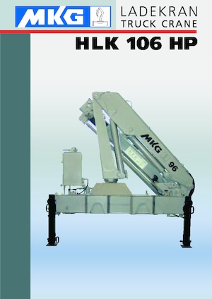 Хидравлични товарни кранове MKG HLK 106 HP a5