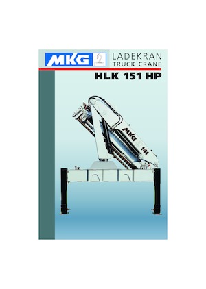 Хидравлични товарни кранове MKG HLK 151 HP a4 