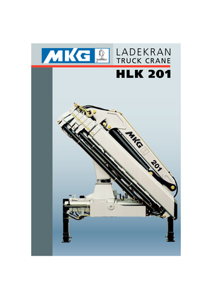 Хидравлични товарни кранове MKG HLK 201 HP a1