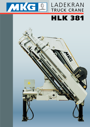 Хидравлични товарни кранове MKG HLK 381 HP a1