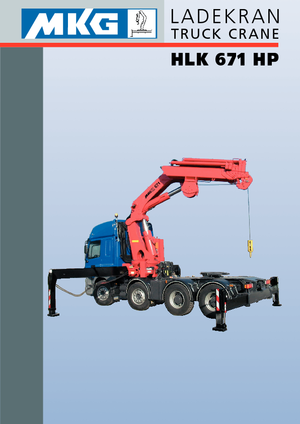 Хидравлични товарни кранове MKG HLK 671 HP a5