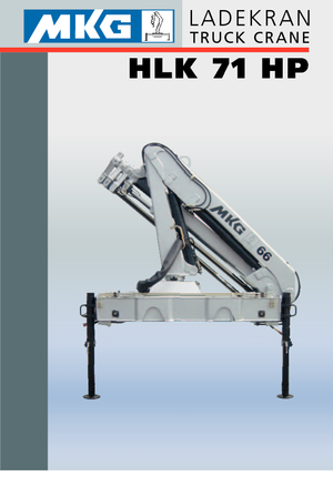 Хидравлични товарни кранове MKG HLK 71 HP a2 