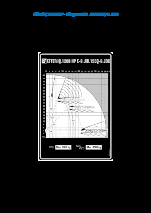 Хидравлични товарни кранове Effer IQ.1200 HP E9