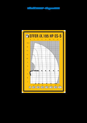 Хидравлични товарни кранове Effer IX.195 HP ES5