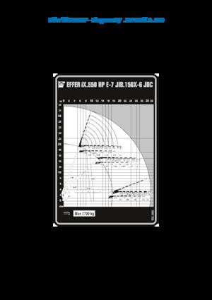 Хидравлични товарни кранове Effer IX.550 HP E7