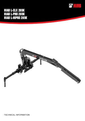 Хидравлични товарни кранове Hiab L-HiPro 285K-3