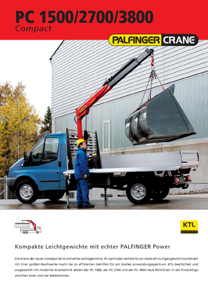 Хидравлични товарни кранове Palfinger PC 3800 B