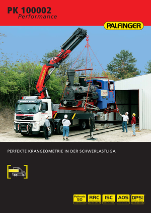 Хидравлични товарни кранове Palfinger PK 100002 HPLS B