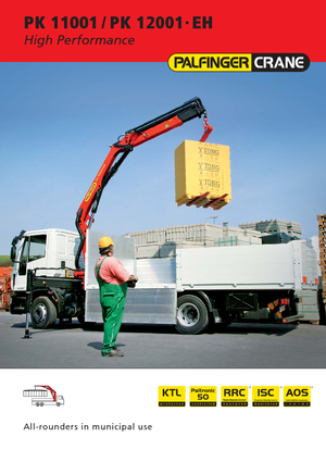 Хидравлични товарни кранове Palfinger PK 11001 D