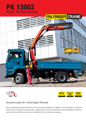 Хидравлични товарни кранове Palfinger PK 13002 E