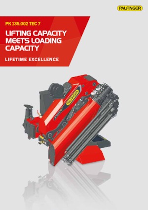 Хидравлични товарни кранове Palfinger PK 135.002 TEC 7 E 