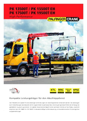 Хидравлични товарни кранове Palfinger PK 17500 T C