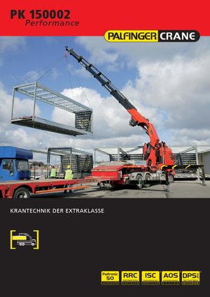 Хидравлични товарни кранове Palfinger PK 150002 HPLS E