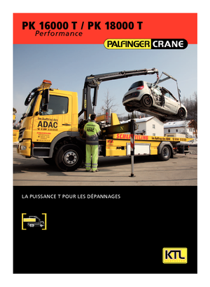 Хидравлични товарни кранове Palfinger PK 18000 TC  HPLS