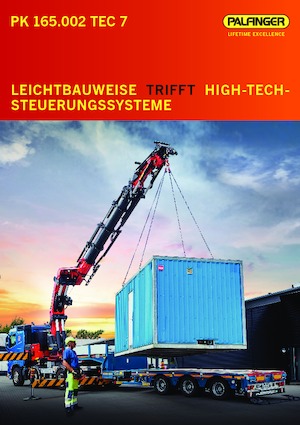 Хидравлични товарни кранове Palfinger PK 165.002 TEC 7 H 