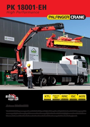 Хидравлични товарни кранове Palfinger PK 18.001 EH