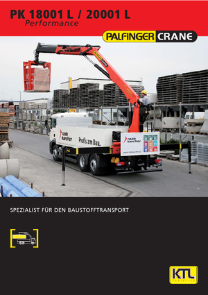 Хидравлични товарни кранове Palfinger PK 18001 LAH 4