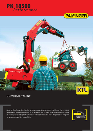Хидравлични товарни кранове Palfinger PK 18500 A