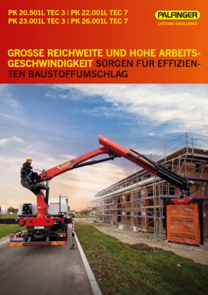Хидравлични товарни кранове Palfinger PK 23.001L TEC 3 C