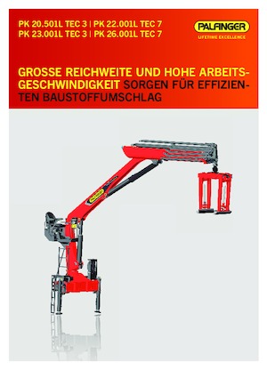 Хидравлични товарни кранове Palfinger PK 20.501 L TEC 3