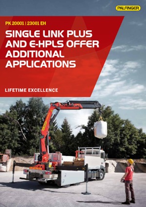Хидравлични товарни кранове Palfinger PK 20001 D