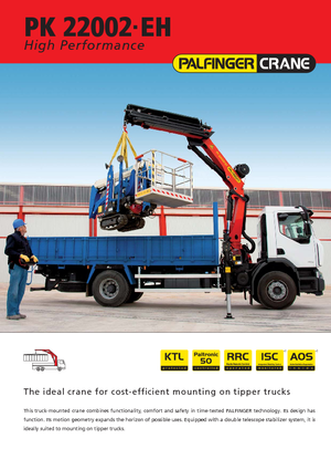 Хидравлични товарни кранове Palfinger PK 22002-EH E