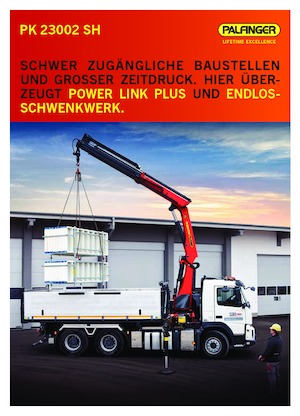 Хидравлични товарни кранове Palfinger PK 23002 SH B