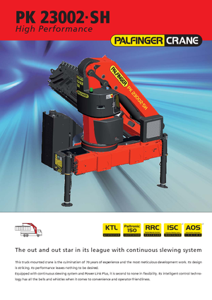 Хидравлични товарни кранове Palfinger PK 23002 SH B