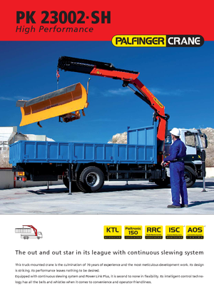 Хидравлични товарни кранове Palfinger PK 23002 SH B