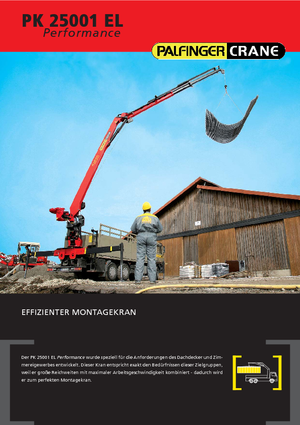 Хидравлични товарни кранове Palfinger PK 25001 ELA